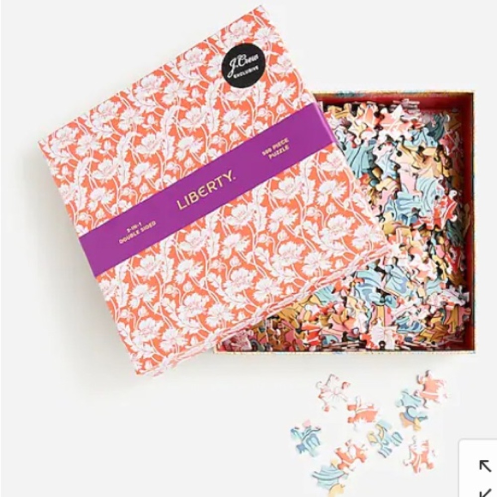 Jcrew Two-sided puzzle in Liberty® print